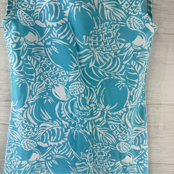 Persifor Smitty Floral Fruit Scoop Neck Tank Dress - Picture 3 of 6